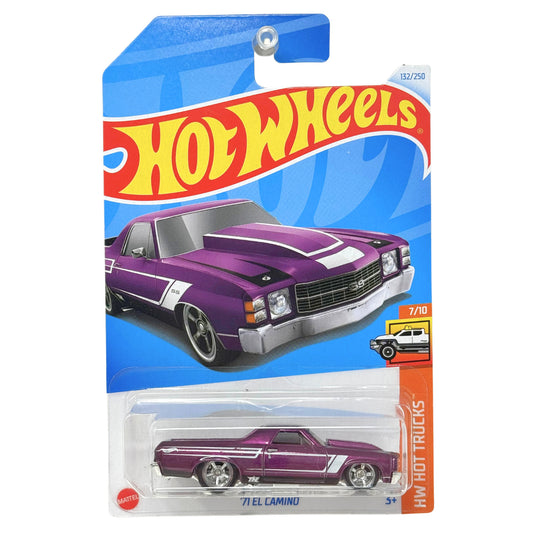 Hot Wheels Super Treasure Hunt 1971 El Camino HW Hot Trucks 1:64 Diecast
