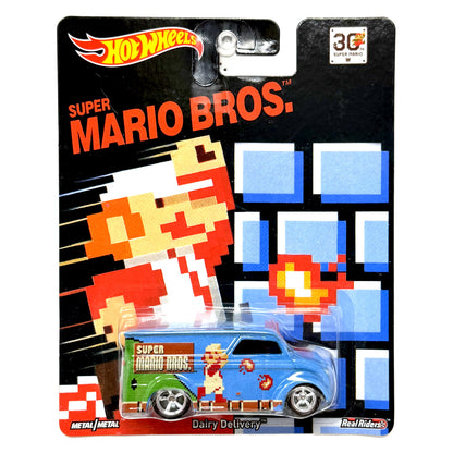 Hot Wheels Super Mario Bros Dairy Delivery 1:64 Diecast Real Riders