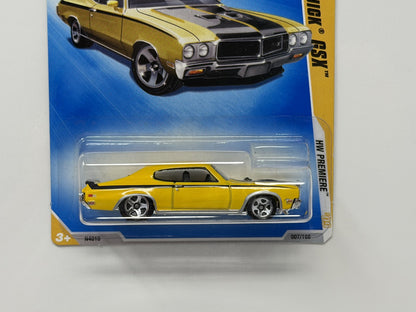 Hot Wheels HW Premiere 1970 Buick GSX 1:64 Diecast Yellow