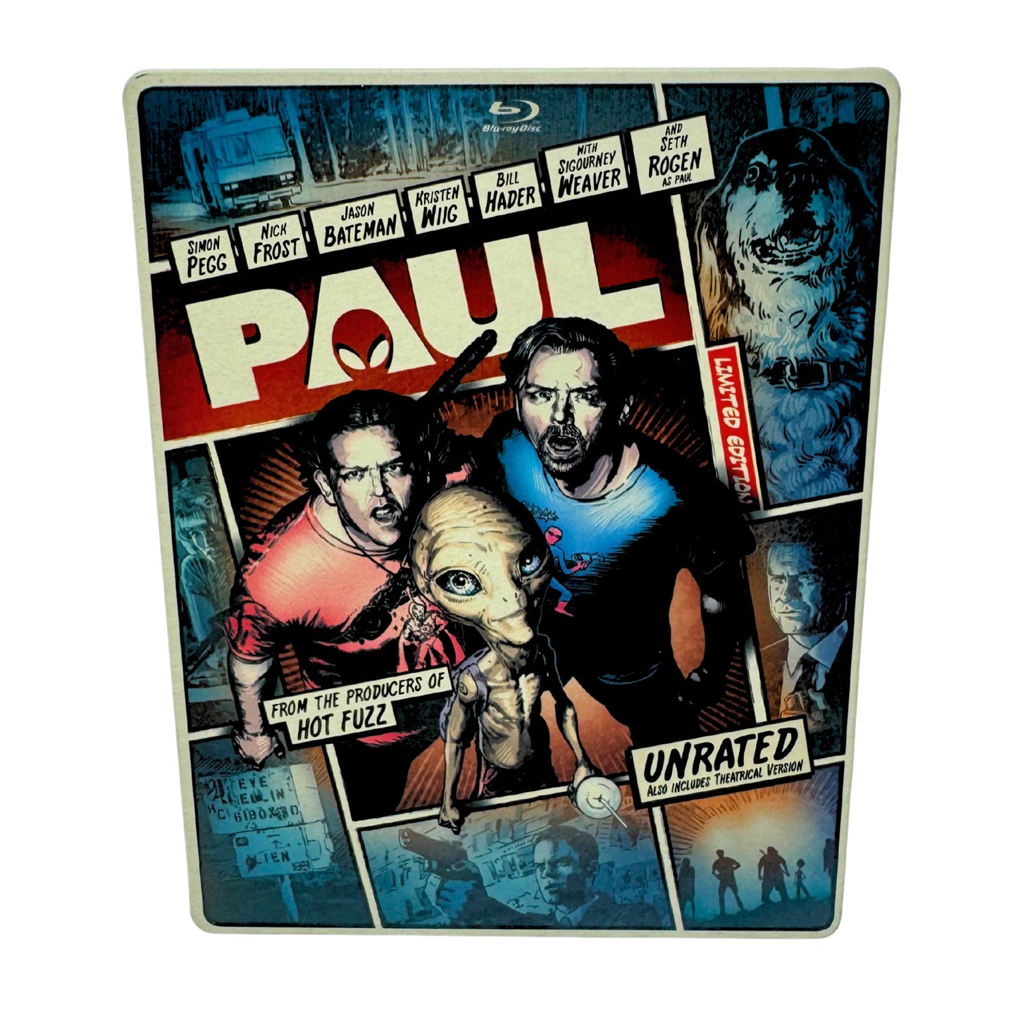 Paul (Blu-ray) Steelbook Simon Pegg Comedy Good Condition!!!