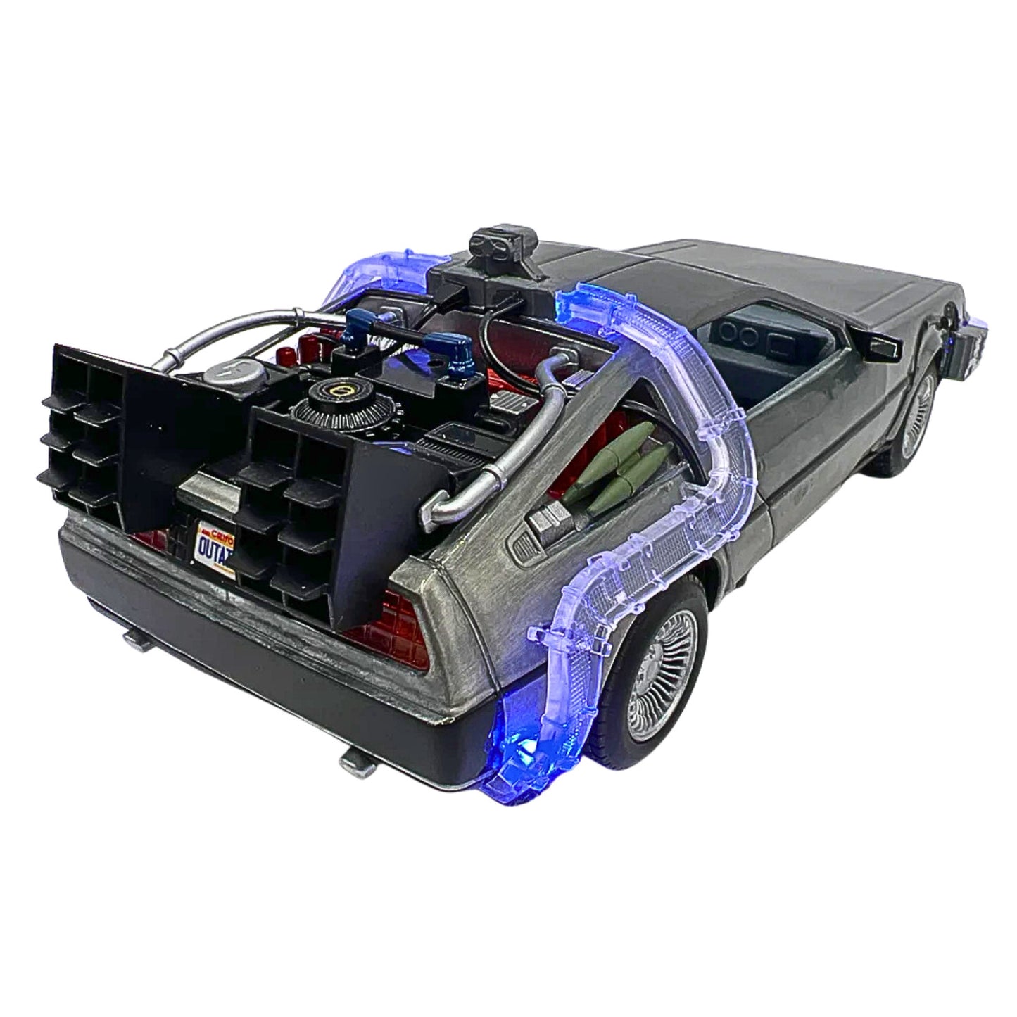 Jada Back to the Future 40th Anniv. Time Machine w/ Truck Packaging 1:24 Diecast