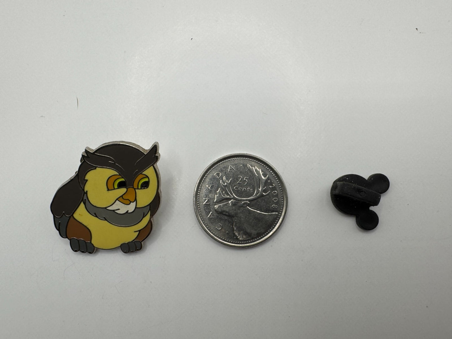 Dinsey Owl Walt Disney's Bambi Booster Trading Pin DC1S18