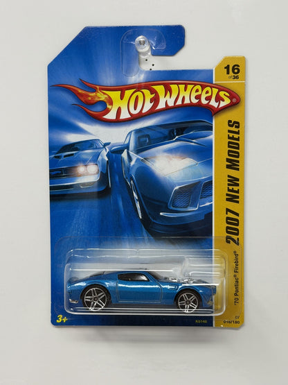 Hot Wheels 2007 New Models 1970 Pontiac Firebird 1:64 Diecast Blue