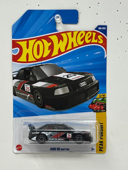 Hot Wheels Peak Pursuit Audi 90 Quattro 1:64 Diecast Black
