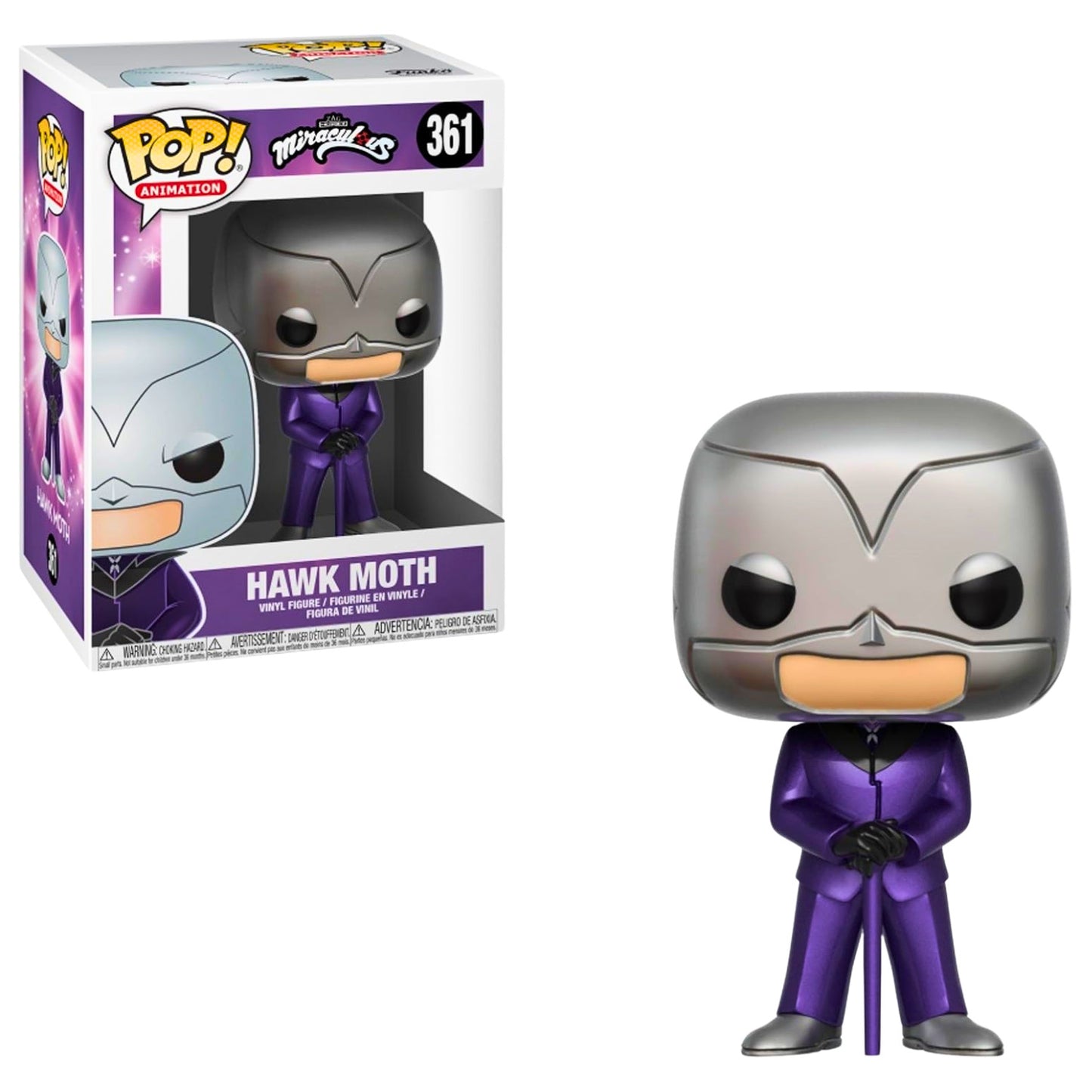 Funko Pop! Animation Miraculous #361 Hawk Moth Vinyl Figure