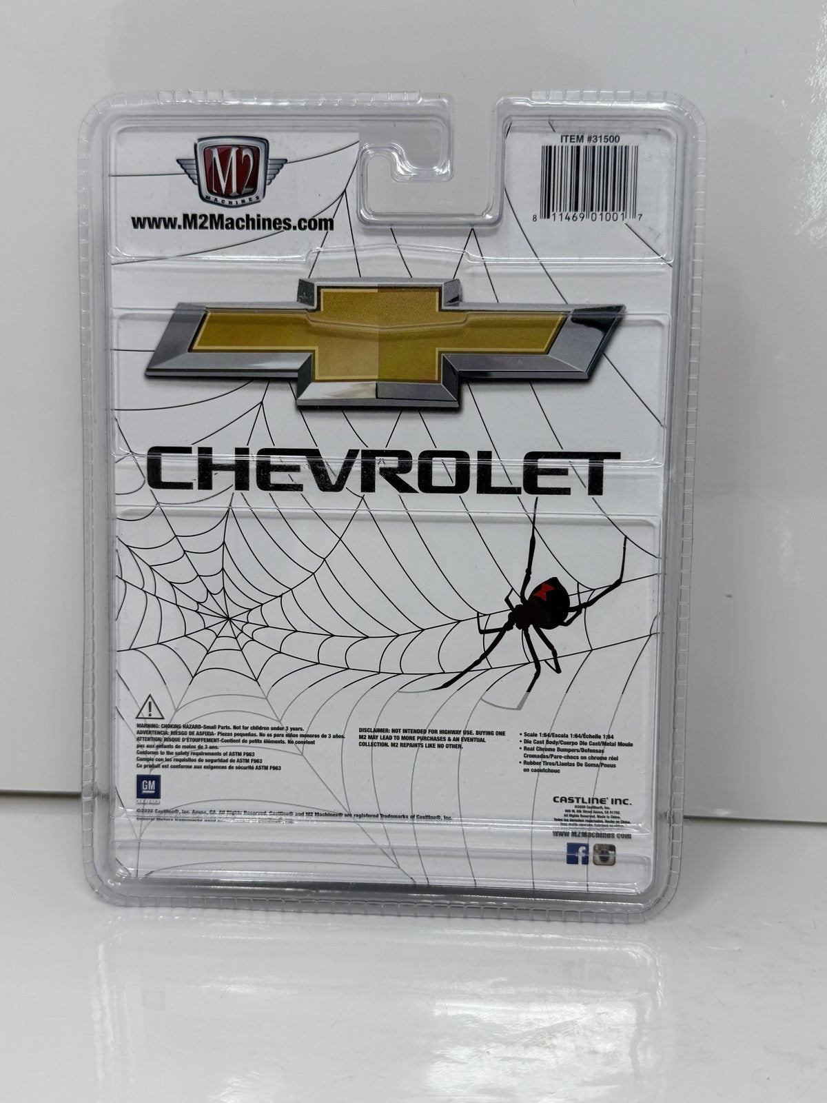 M2 Machines MiJo Black Widow 1973 Chevrolet Custom Deluxe 10 1:64 Diecast