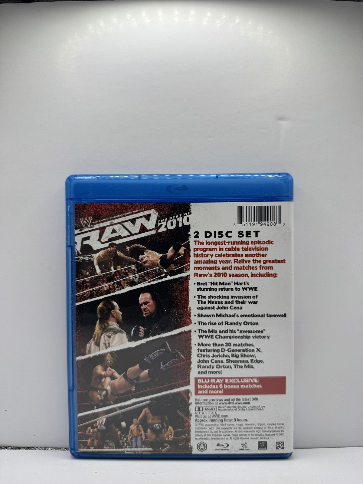 Raw Best of 2010 (Blu-ray) WWE Wrestling