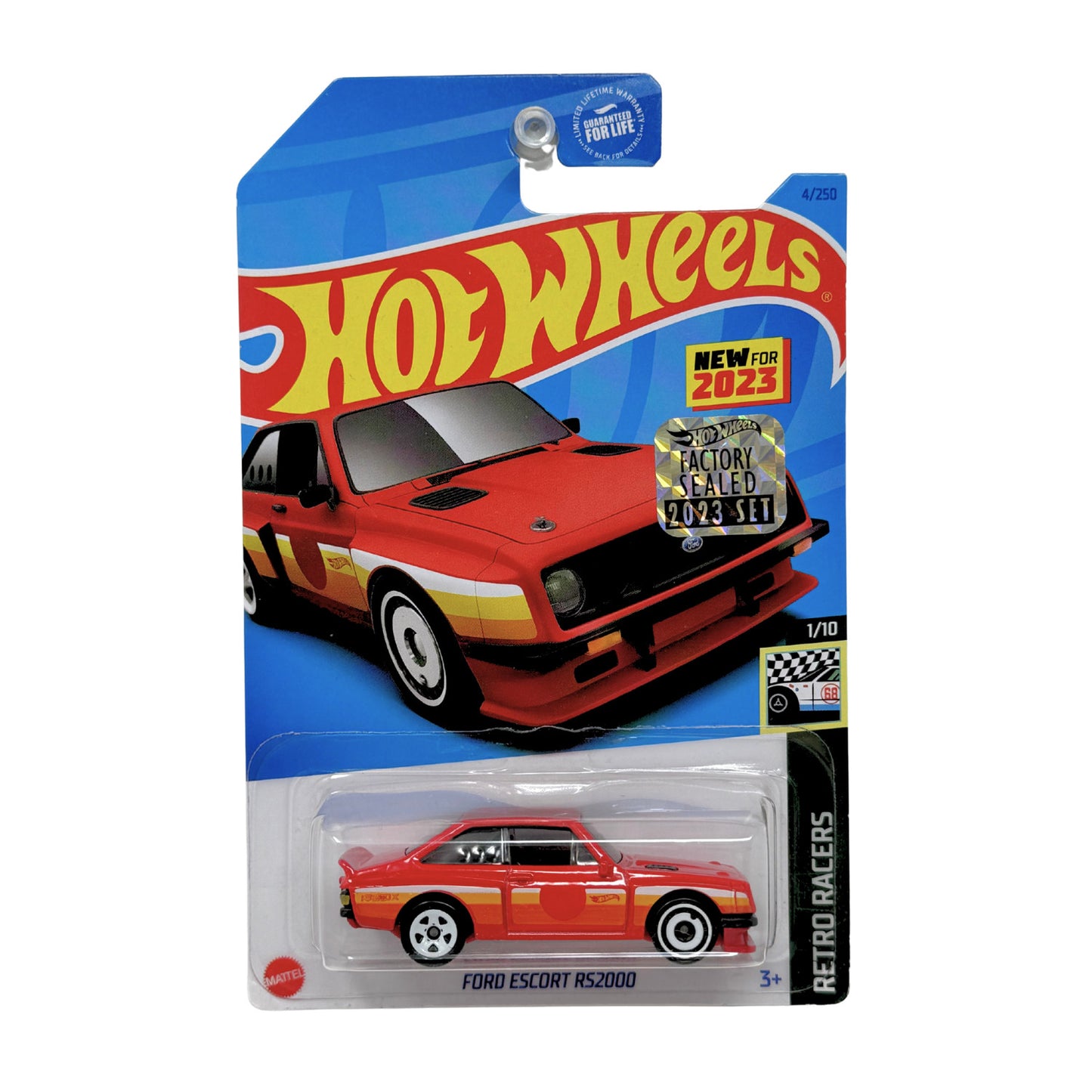Hot Wheels Retro Racers Ford Escort RS2000 1:64 Diecast Factory Sealed