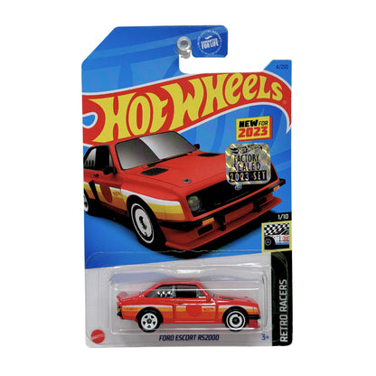 Hot Wheels Retro Racers Ford Escort RS2000 1:64 Diecast Factory Sealed