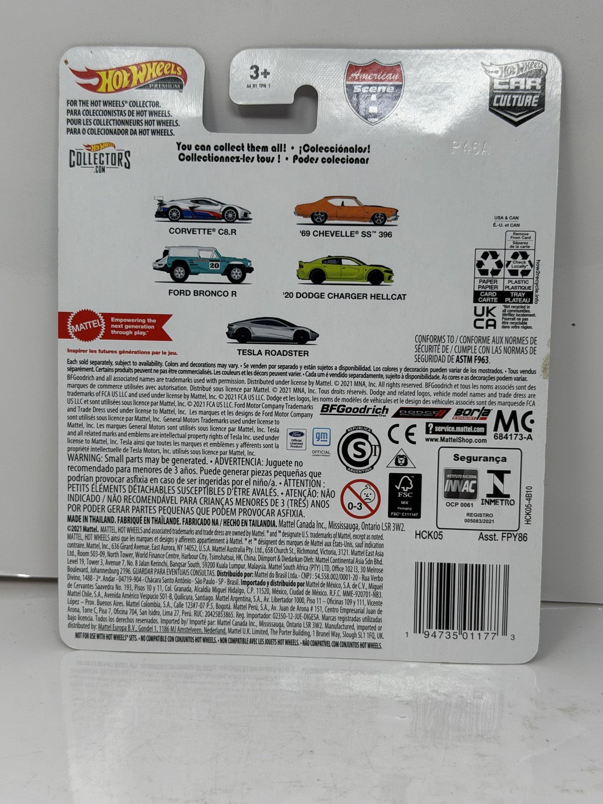 Hot Wheels Premium American Scene Ford Bronco R 1:64 Diecast