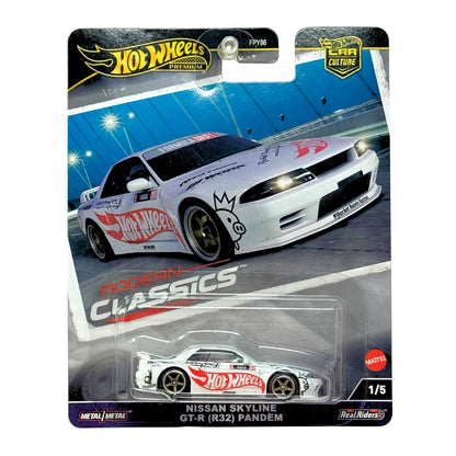 Hot Wheels Premium Modern Classics Nissan Skyline GT-R (R32) Pandem 1:64 Diecast