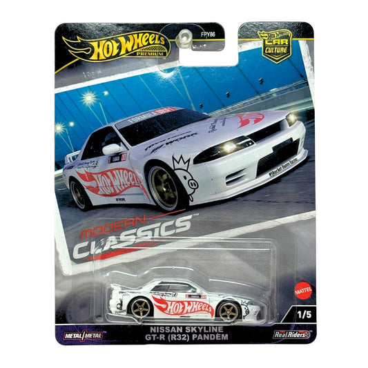 Hot Wheels Premium Modern Classics Nissan Skyline GT-R (R32) Pandem 1:64 Diecast