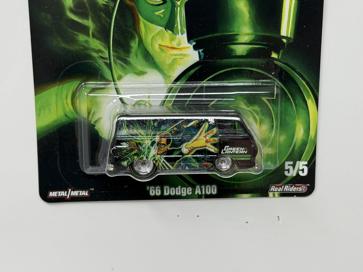 Hot Wheels DC Alex Ross Green Lantern 1966 Dodge A100 1:64 Diecast Real Riders