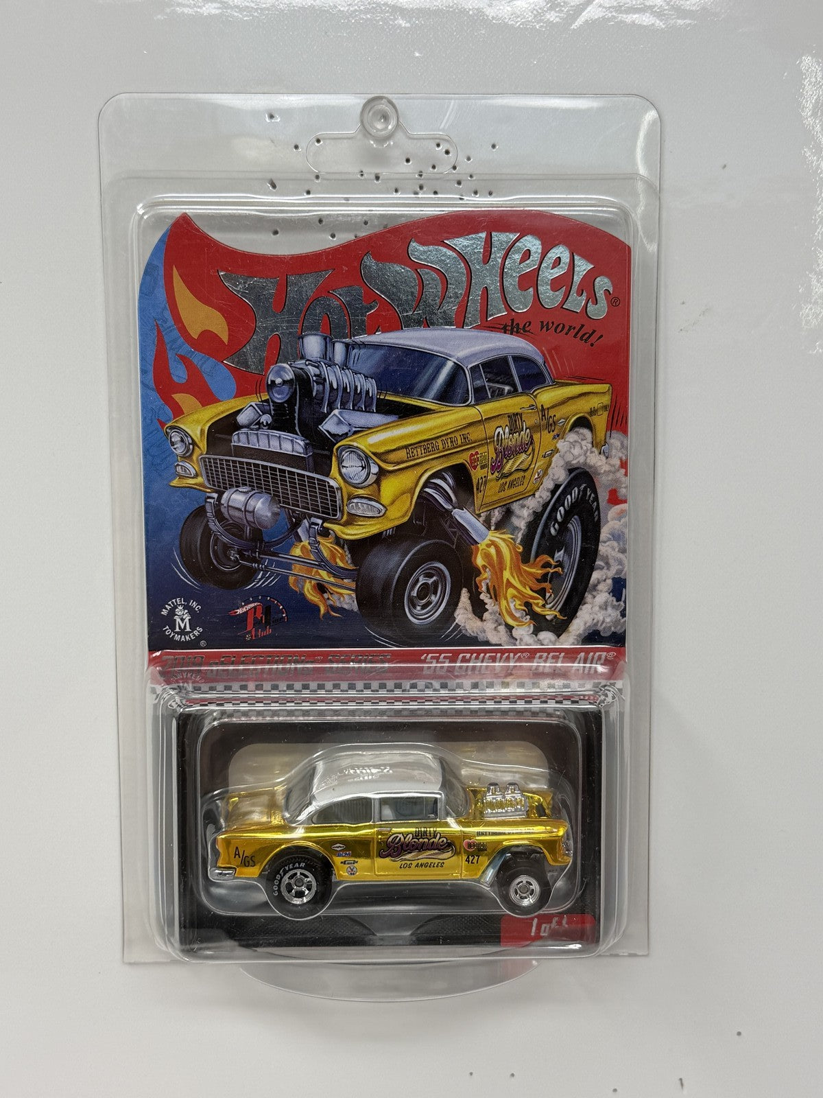 Hot Wheels RLC Red Line Club Selections 1955 Chevy Bel Air Gasser 1:64 Diecast