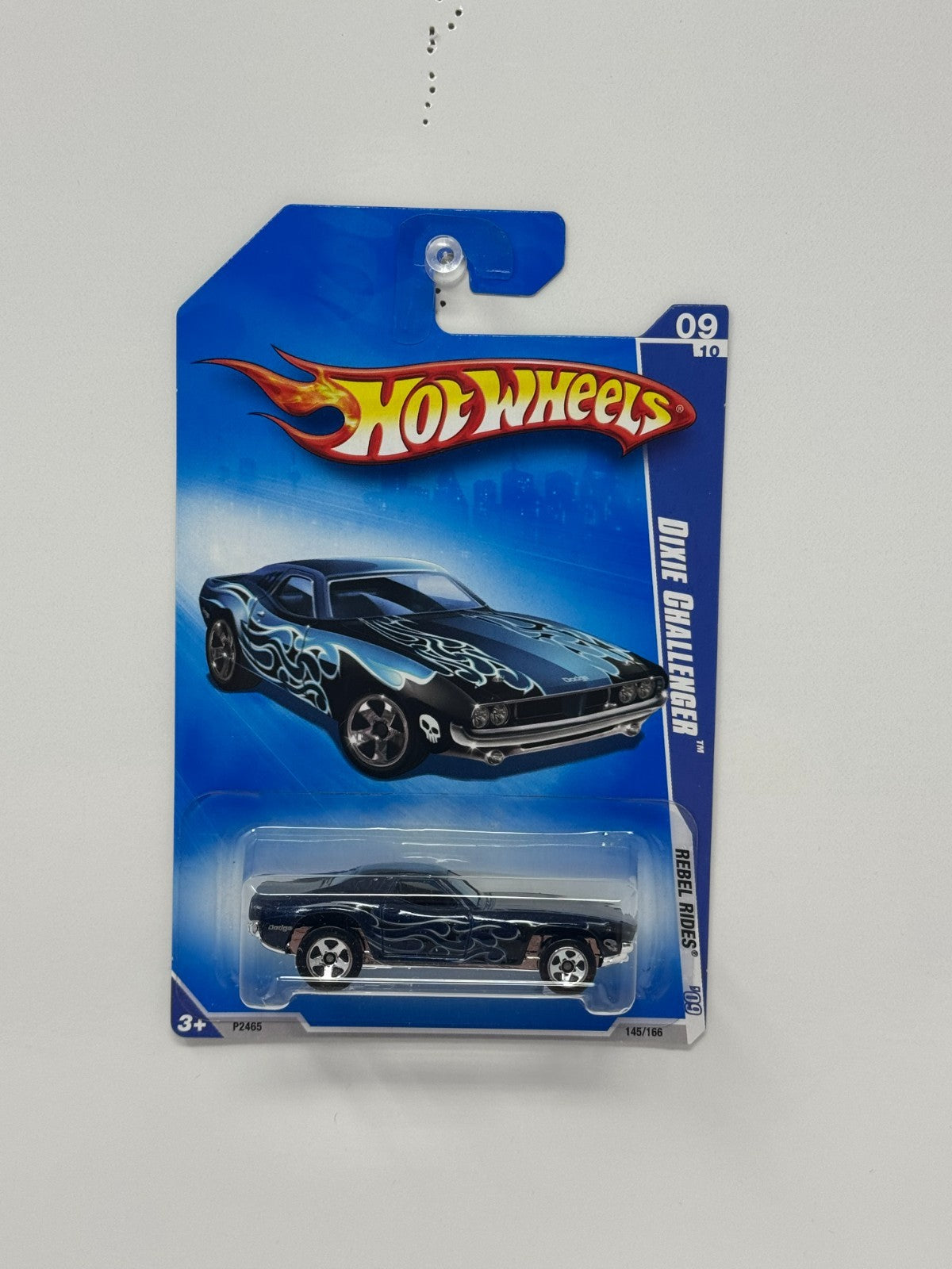 Hot Wheels Rebel Rides Dixie Challenger 1:64 Diecast Blue Flames