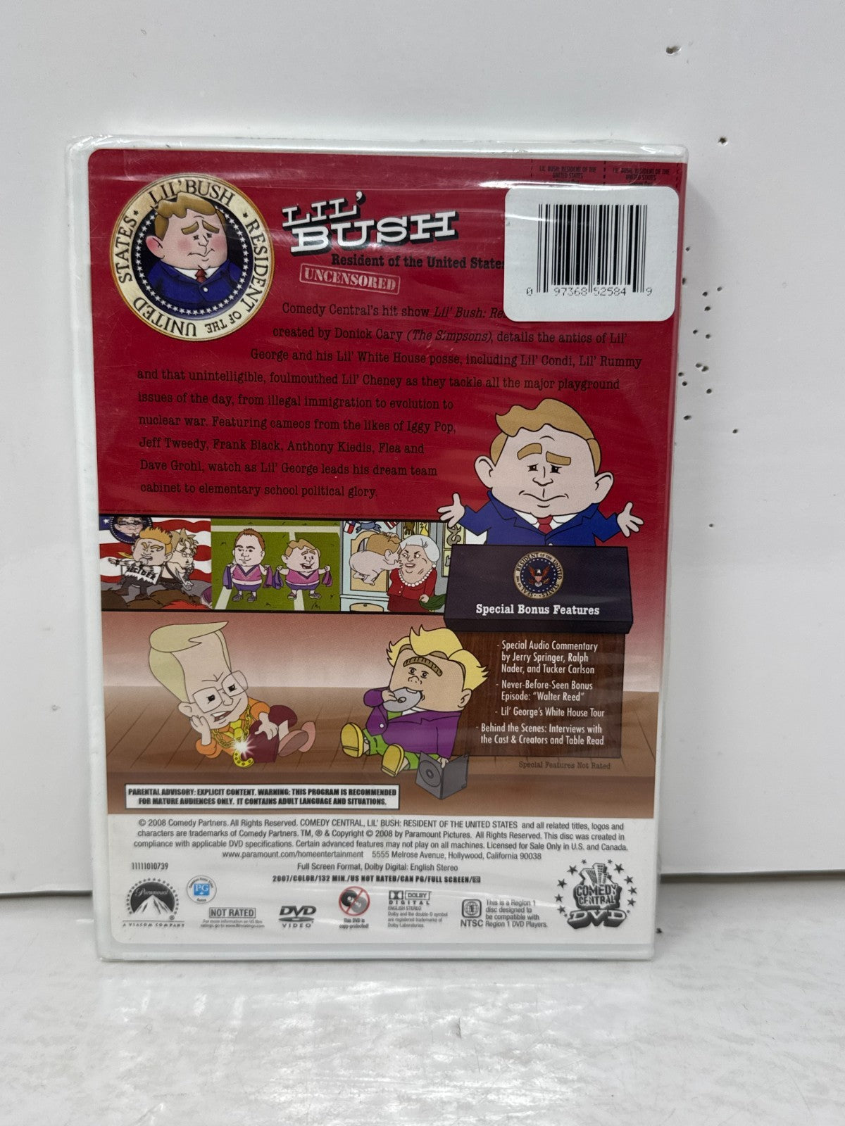 Lil' Bush Season 1 DVD Animated Political Comedy Series New & Sealed