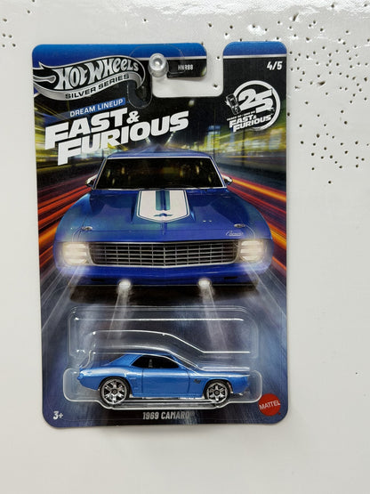 Hot Wheels Silver Series Fast & Furious 1969 Camaro 1:64 Diecast