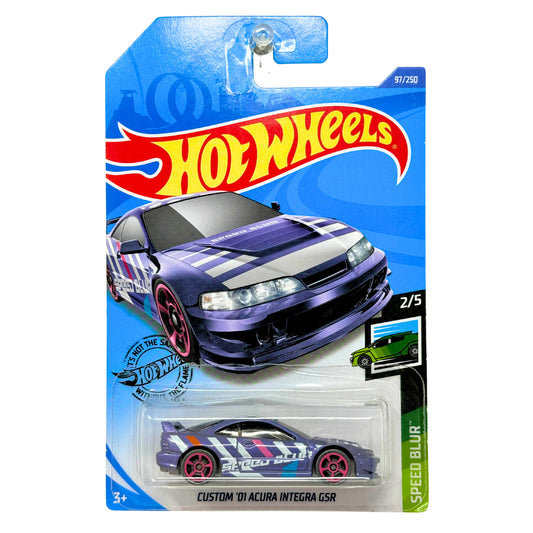 Hot Wheels Speed Blur Custom 2001 Acura Integra GSR JDM 1:64 Diecast