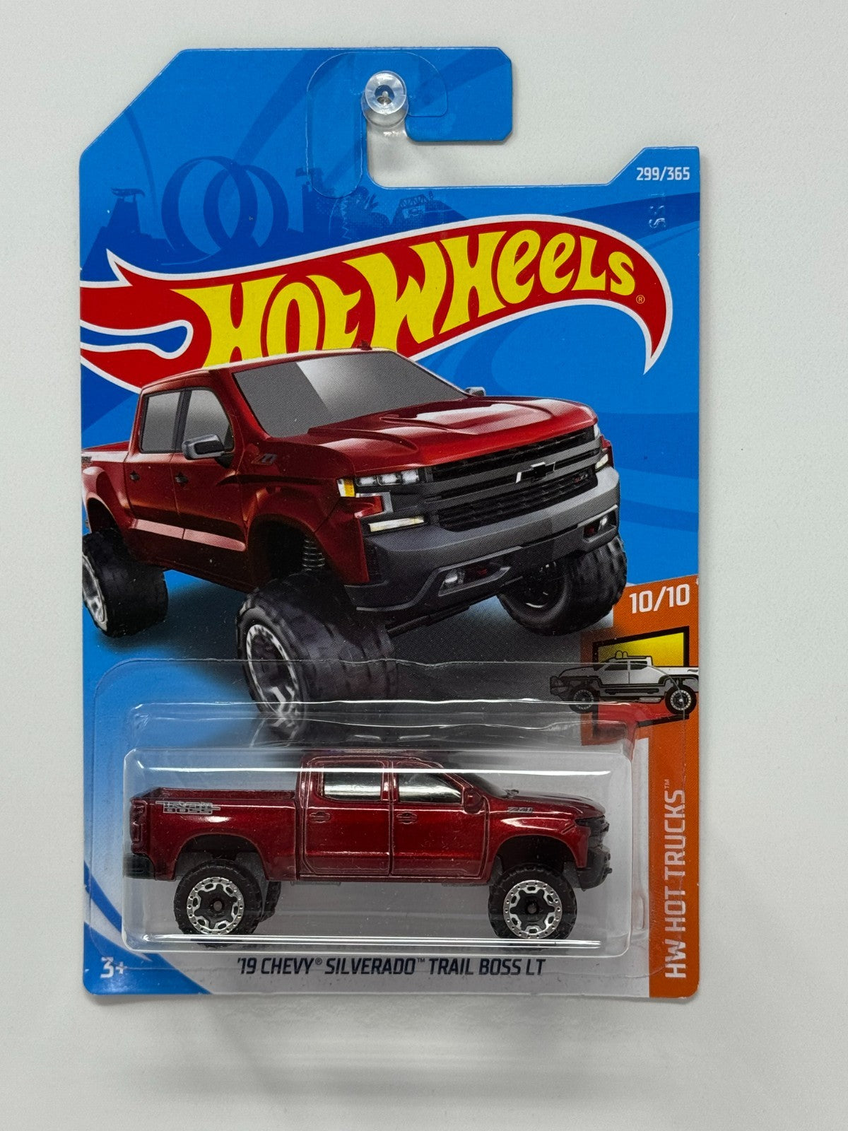 Hot Wheels HW Hot Trucks 2019 Chevy Silverado Trail Boss LT 1:64 Diecast