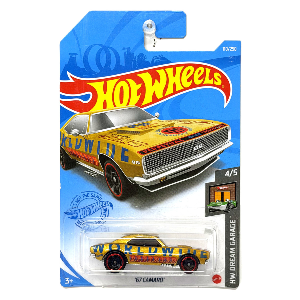 Hot Wheels HW Dream Garage 1967 Camaro 1:64 Diecast Gold