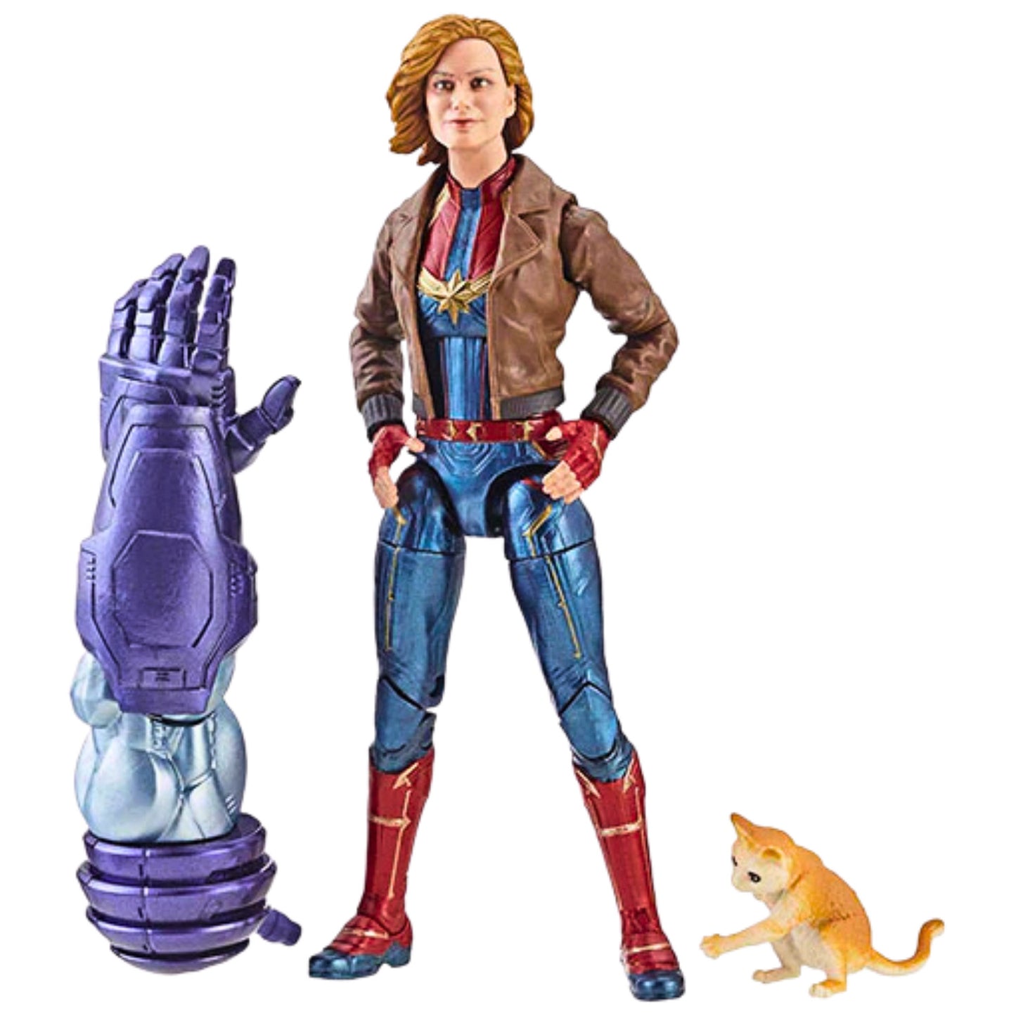 Marvel Legends Captain Marvel Action Figure w/ Kree Sentry BAF Piece