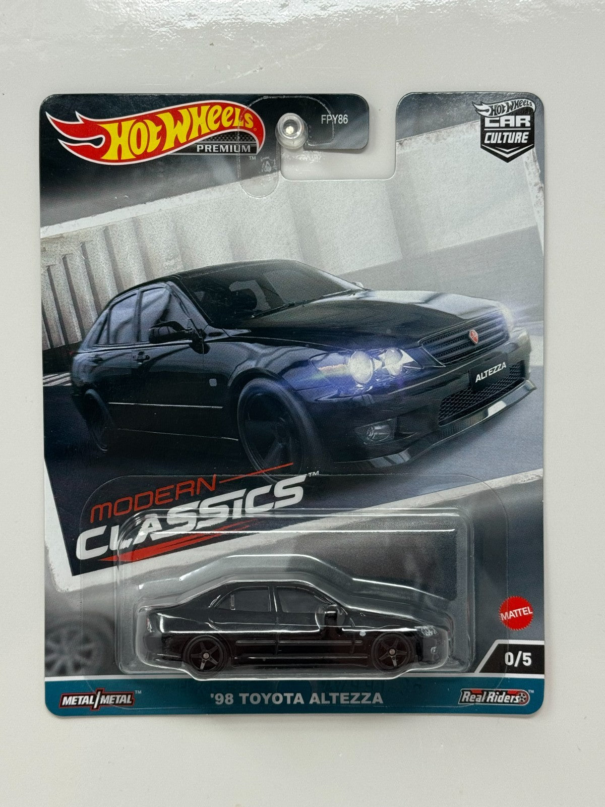 Hot Wheels Premium Modern Classics 1998 Toyota Altezza CHASE 1:64 Diecast 0/5