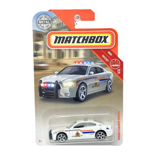 Matchbox MBX Rescue Dodge Charger Pursuit RCMP 1:64 Diecast