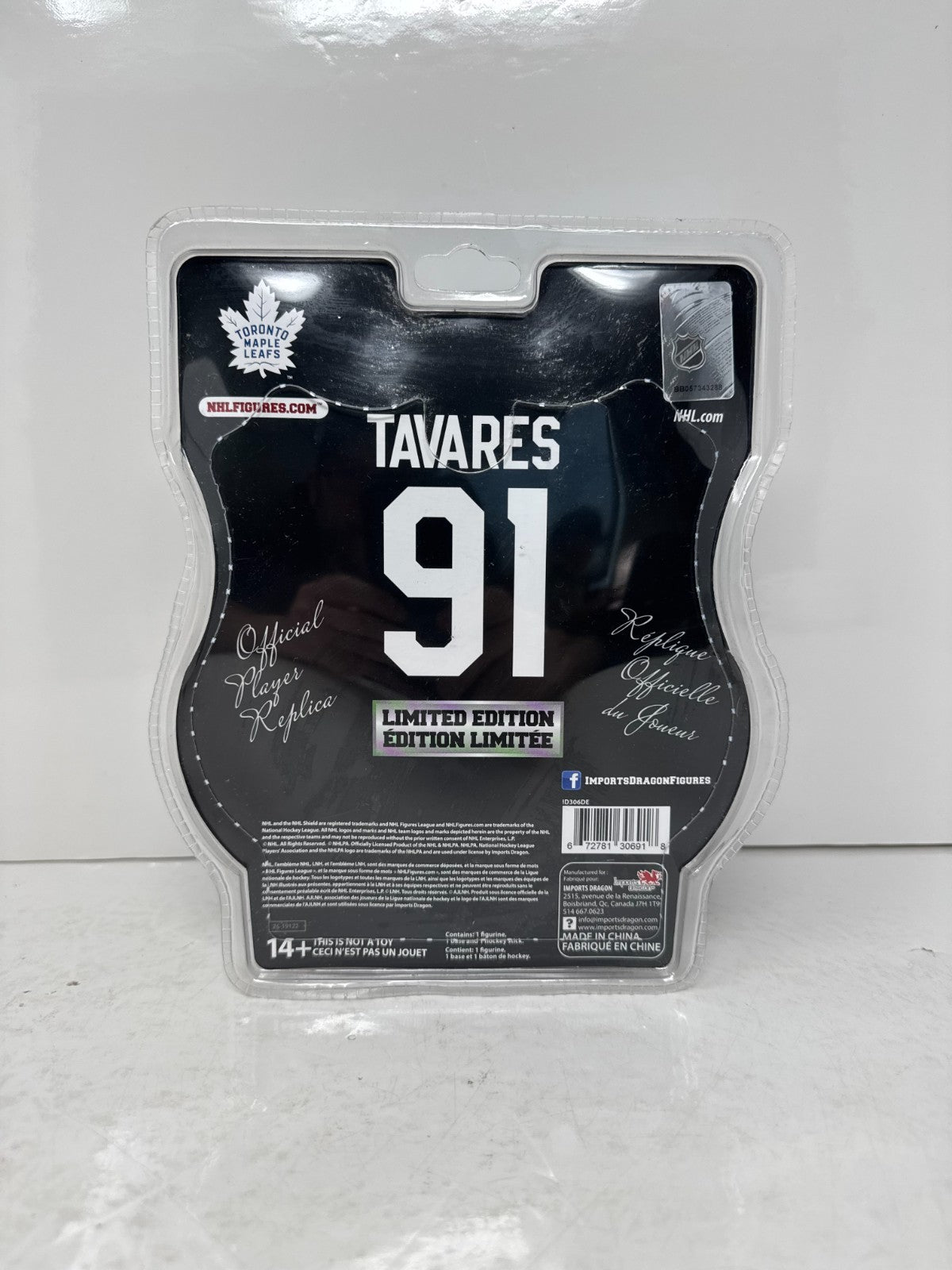 Imports Dragon NHL John Tavares Toronto Maple Leafs Limited Edition Figure