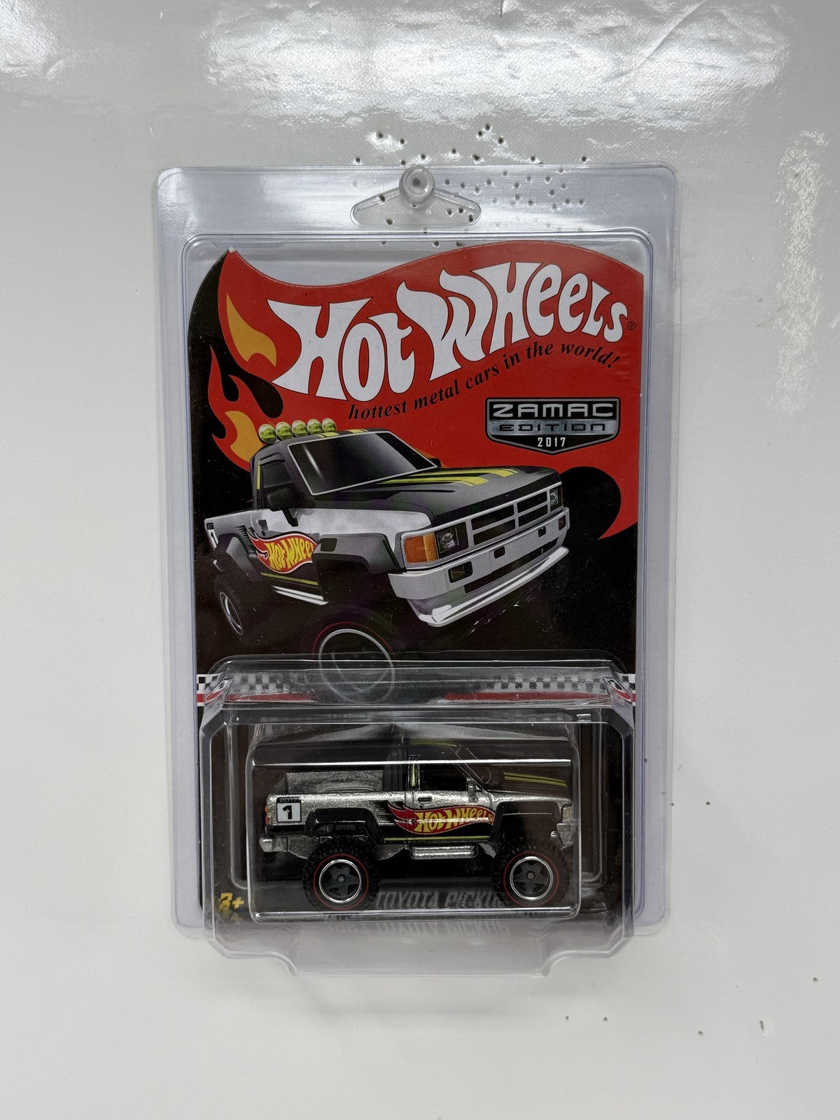 Hot Wheels 2017 Collector Edition 1987 Toyota Pickup ZAMAC Walmart 1:64 Diecast