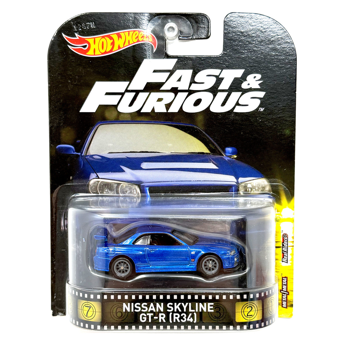 Hot Wheels Retro Entertainment Fast & Furious Nissan Skyline R34 1:64 Diecast