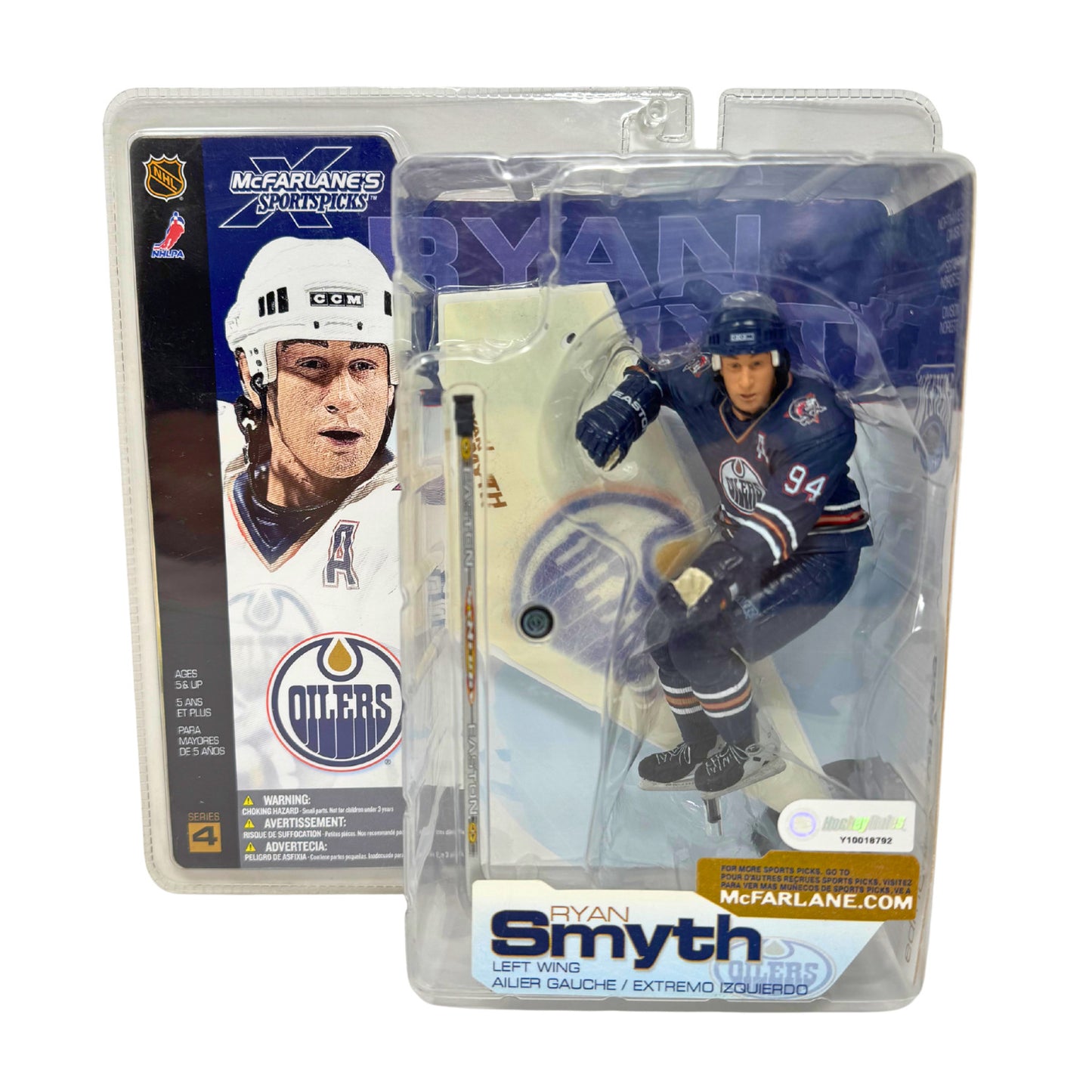 McFarlane NHL Ryan Smyth Edmonton Oilers Series 4 Chase Variant Figure