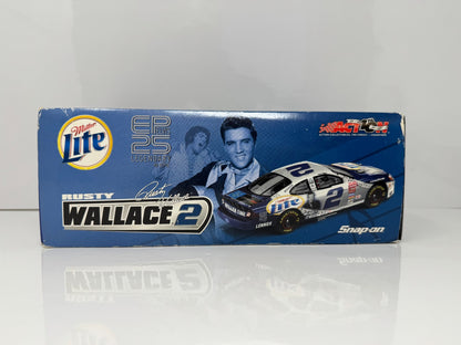 Action NASCAR Rusty Wallace #2 Miller Lite Elvis 2002 Taurus 1:24 Diecast