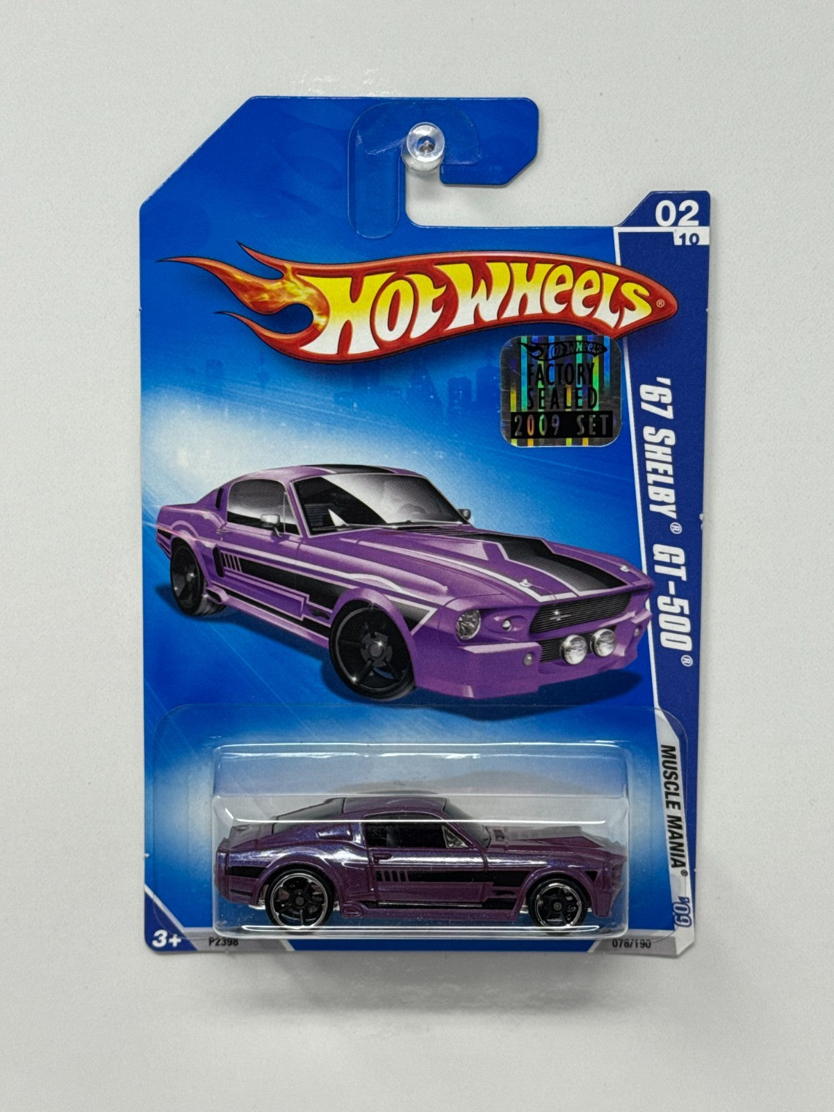 Hot Wheels Muscle Mania 1967 Shelby GT500 1:64 Diecast Factory Sealed