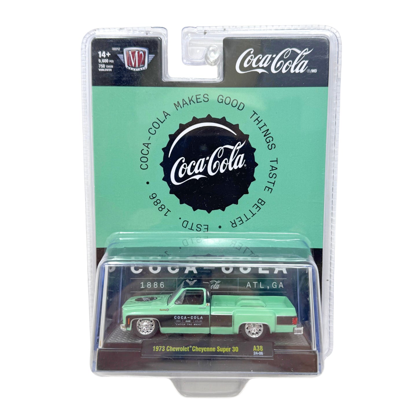 M2 Machines Coca-Cola 1973 Chevrolet Cheyenne Super 30 1:64 Diecast