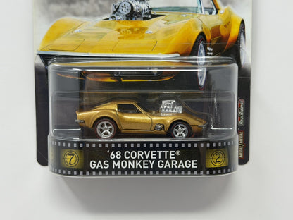 Hot Wheels Retro Entertainment Gas Monkey Garage 1968 Corvette 1:64 Diecast