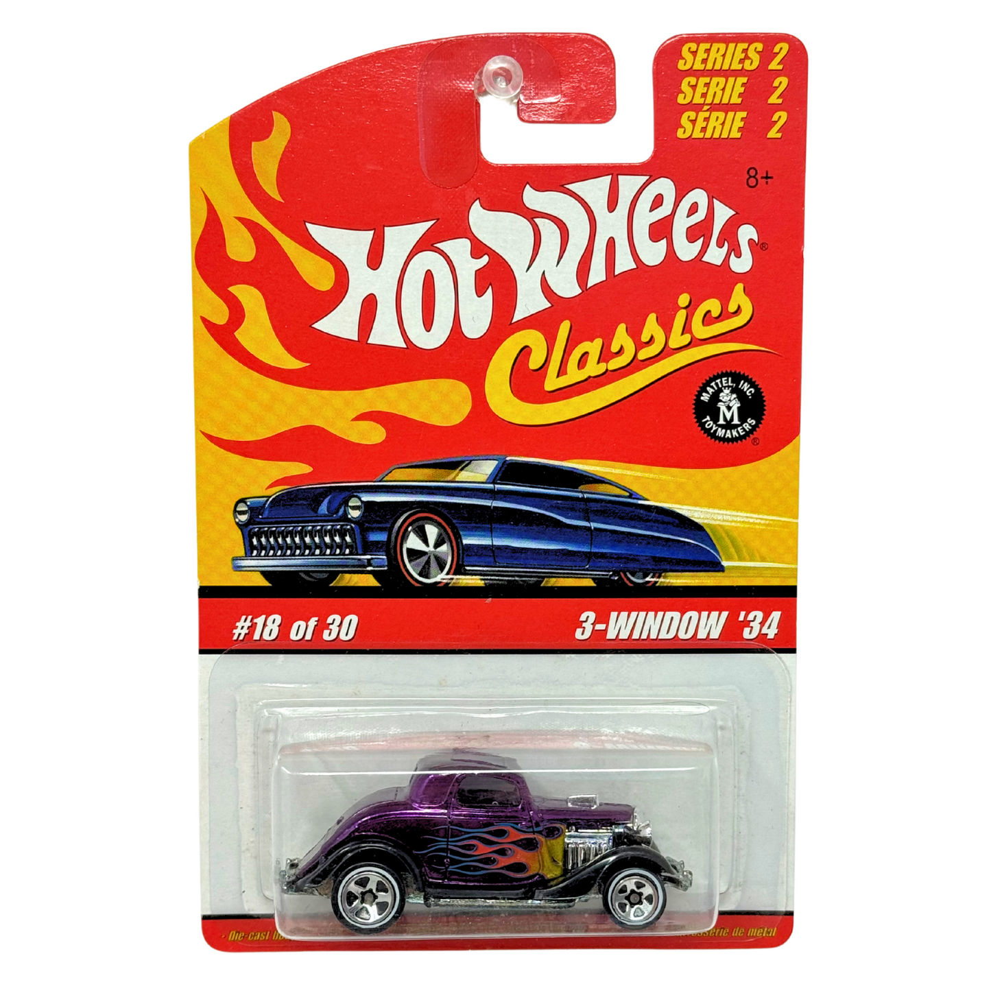 Hot Wheels Classics 1934 3-Window Series 2 Muscle Car 1:64 Diecast