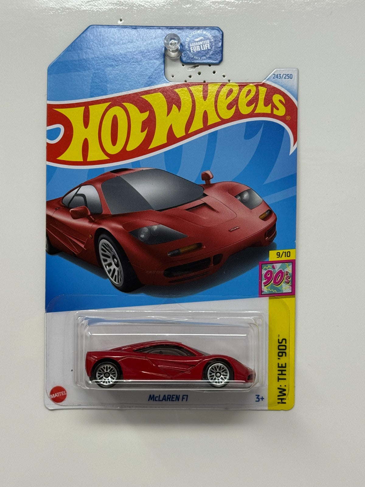 Hot Wheels The '90s McLaren F1 1:64 Diecast Red