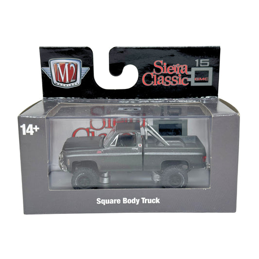 M2 Machines Square Body Truck 1976 GMC Sierra Grande 15 4x4 1:64 Diecast