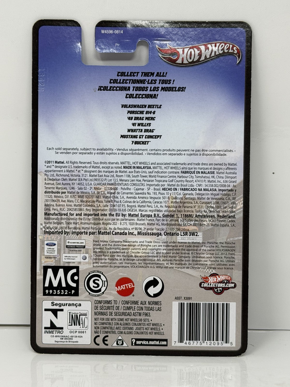 Hot Wheels Boulevard Volkswagen Beetle 1:64 Diecast Real Riders