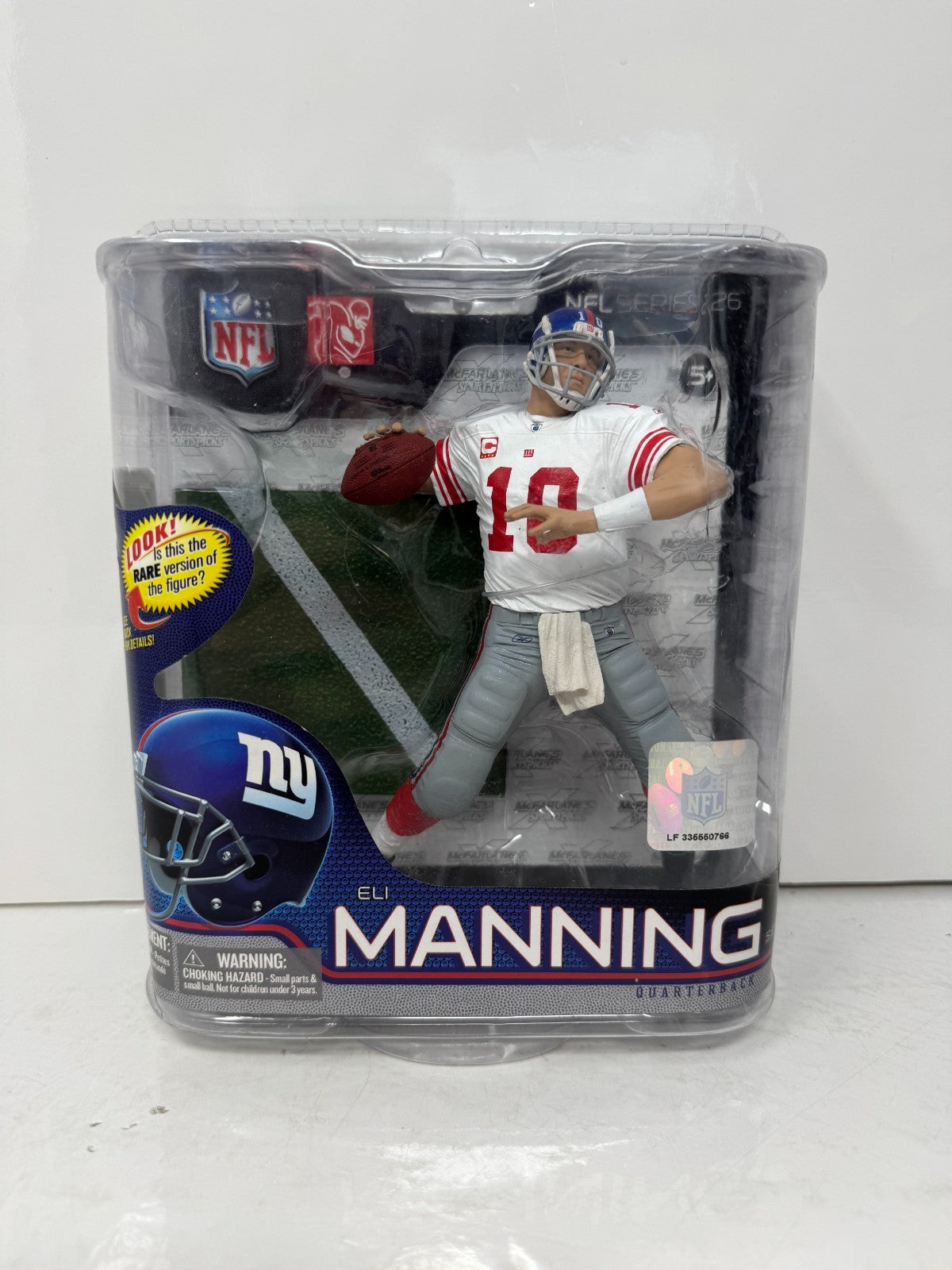 McFarlane NFL Eli Manning New York Giants Series 26 Bronze Collector Level