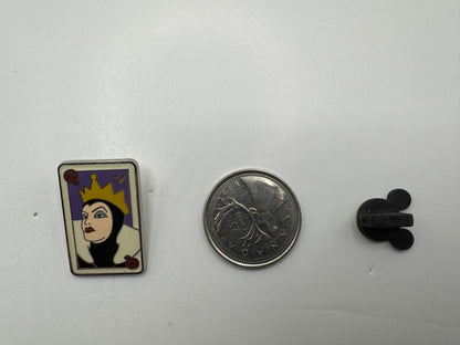 DLR Disney Evil Queen Deck of Cards Hidden Mickey Trading Pin DC1S12