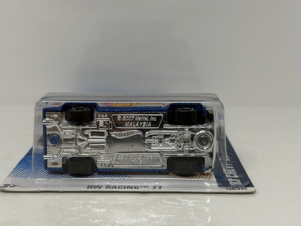 Hot Wheels HW Racing 2011 1983 Chevy Silverado 1:64 Diecast Blue V2