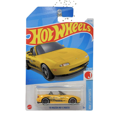 Hot Wheels J-Imports 1991 Mazda MX-5 Miata 1:64 Diecast