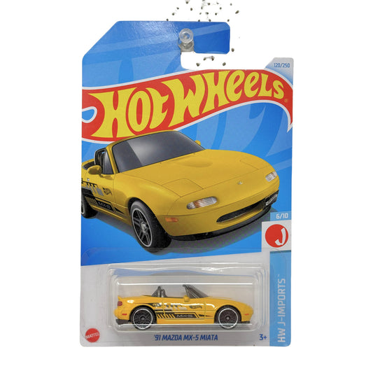 Hot Wheels J-Imports 1991 Mazda MX-5 Miata 1:64 Diecast
