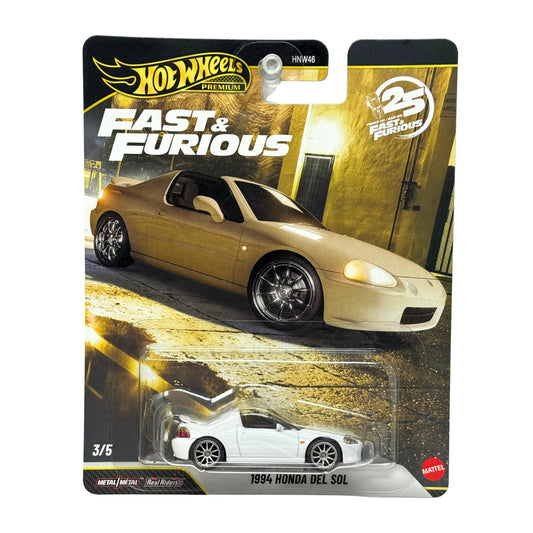 Hot Wheels Premium Fast & Furious 1994 Honda Del Sol 1:64 Diecast