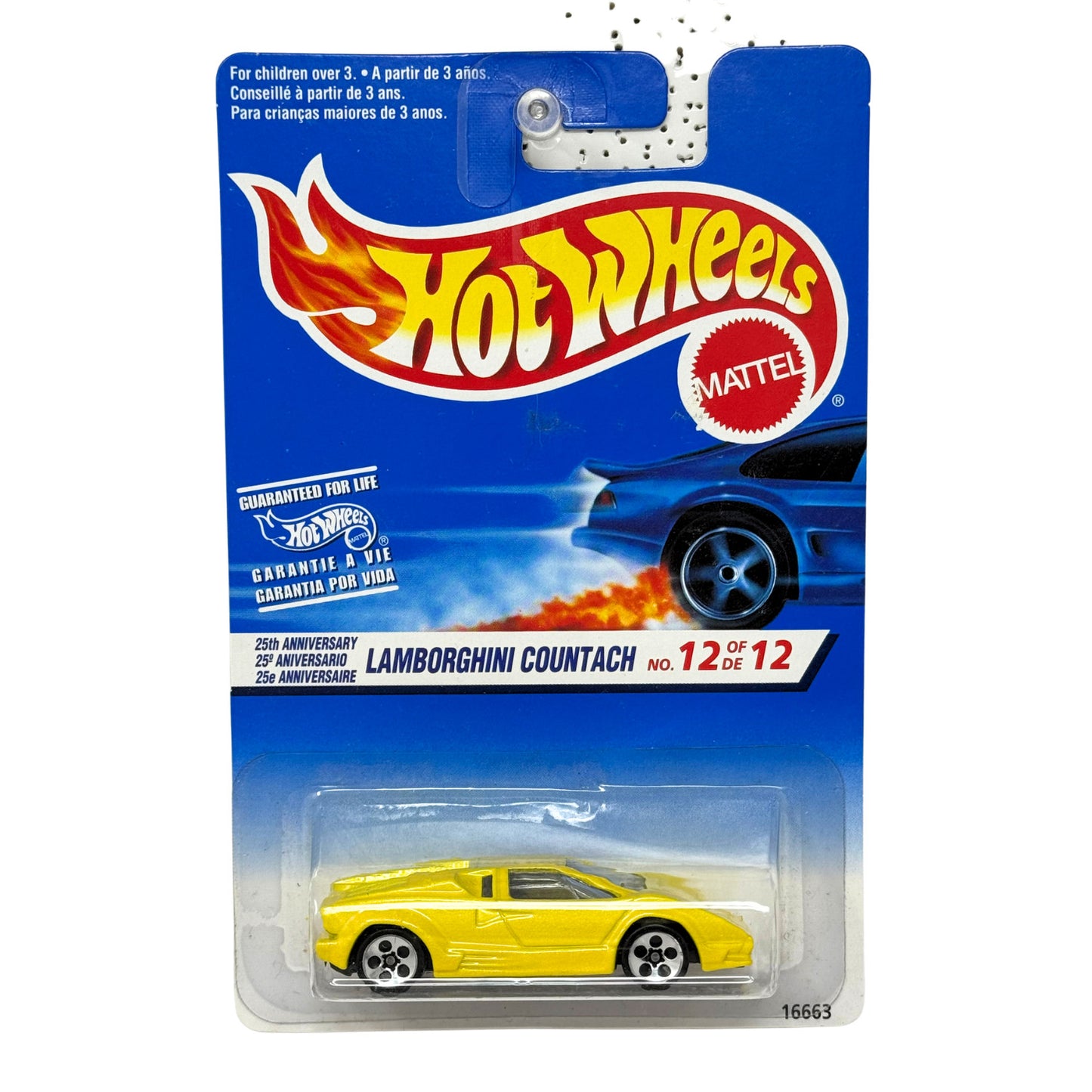 Hot Wheels First Editions Lamborghini Countach 1:64 Diecast Yellow V2
