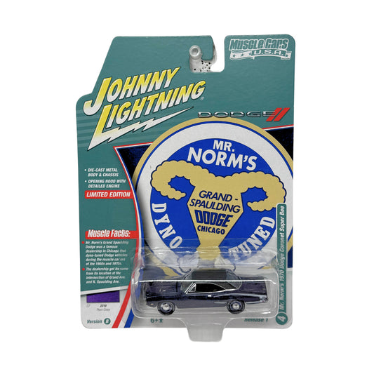 Johnny Lightning Mr. Norm’s 1970 Dodge Coronet Super Bee 1:64 Diecast