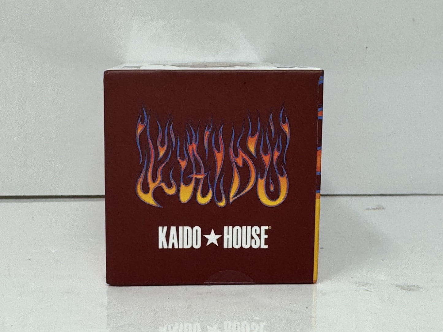 Kaido House MINI GT Chevrolet Silverado Dually On Fire V1 1:64 Diecast Red