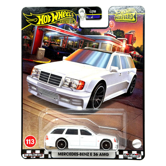 Hot Wheels Premium Boulevard #113 Mercedes-Benz E 36 AMG 1:64 Diecast