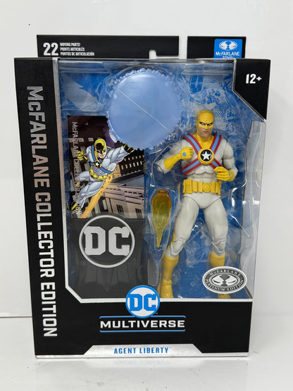 McFarlane DC Multiverse Agent Liberty Platinum Edition Action Figure